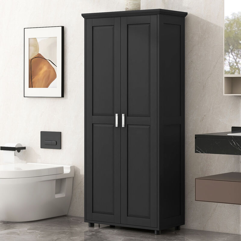Merax Storage Cabinet with Two Doors for Bathroom
