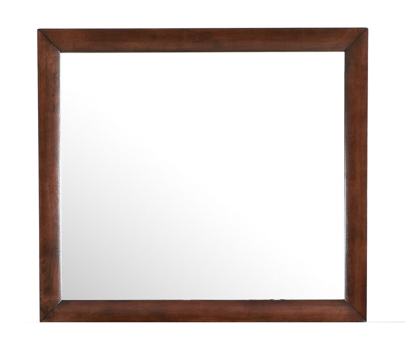 Marilla 35 in. x 39 in. Modern Rectangle Framed Dresser Mirror image number 0