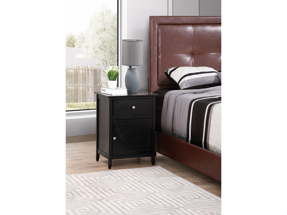 Lzzy 1-Drawer Nightstand (25 in. H x 15 in. W x 19 in. D)