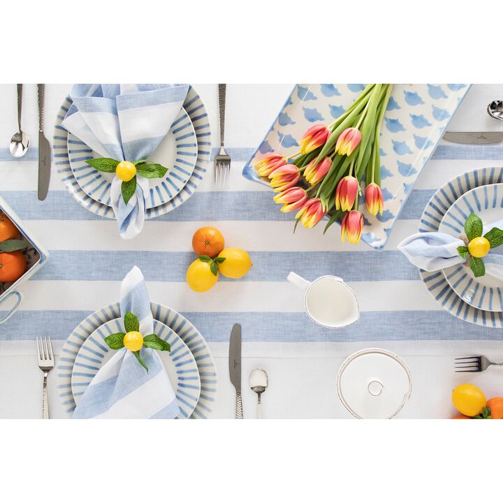 Linen Table Runner - Cabana Stripe