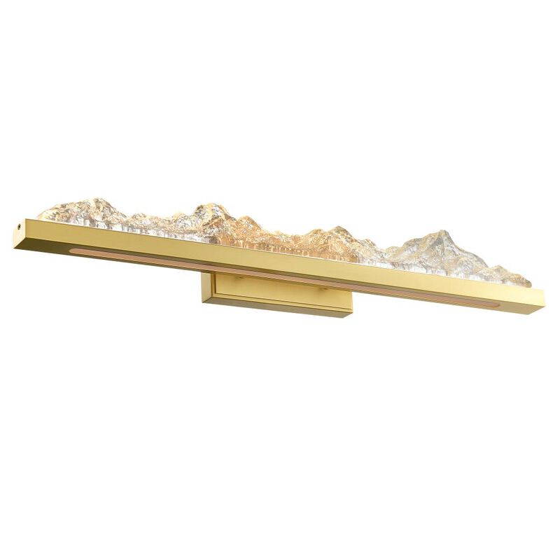 Himalayas Integrated LED Brass Vanity Light