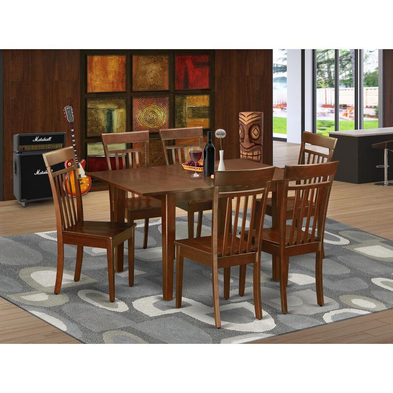 7 Pc Kitchen nook Dining set- Tables and 6 Kitchen Chairs