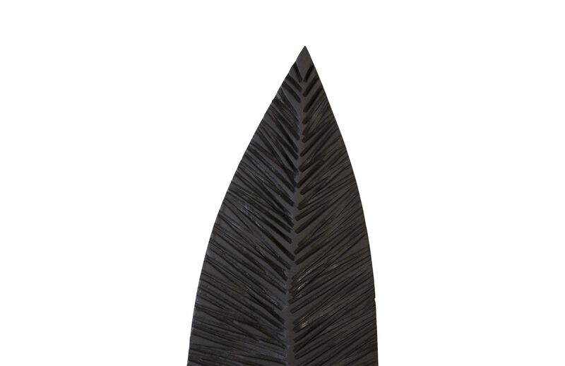 Medium Carved Leaf on Stand
