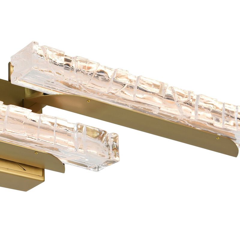 CWI Lighting Valira Integrated LED Brass Vanity Light