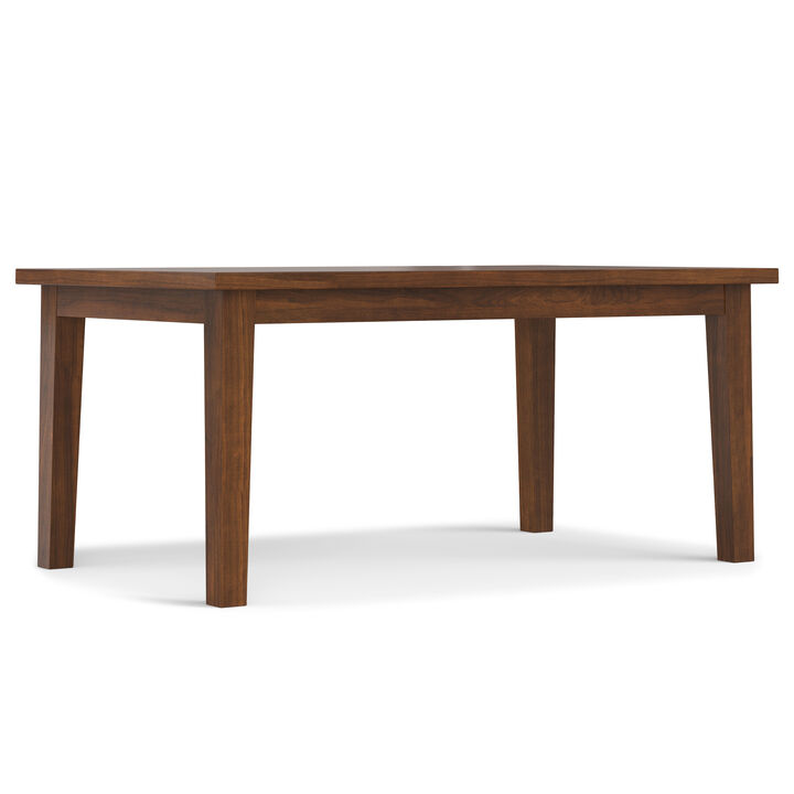 Eastwood 66 inch x 40 inch Rectangle Contemporary Dining Table in Walnut