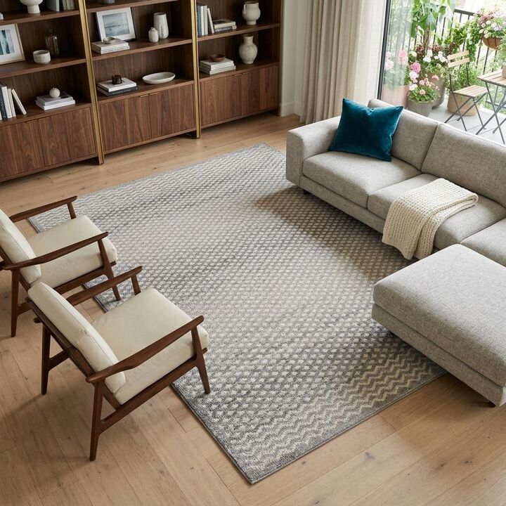 HomeRoots Moroccan Distressed Area Rug
