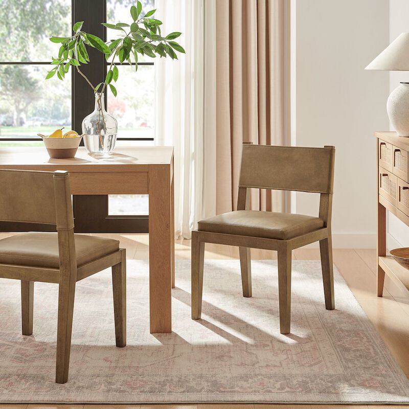 Calder Vegan Leather Dining Side Chair image number 7