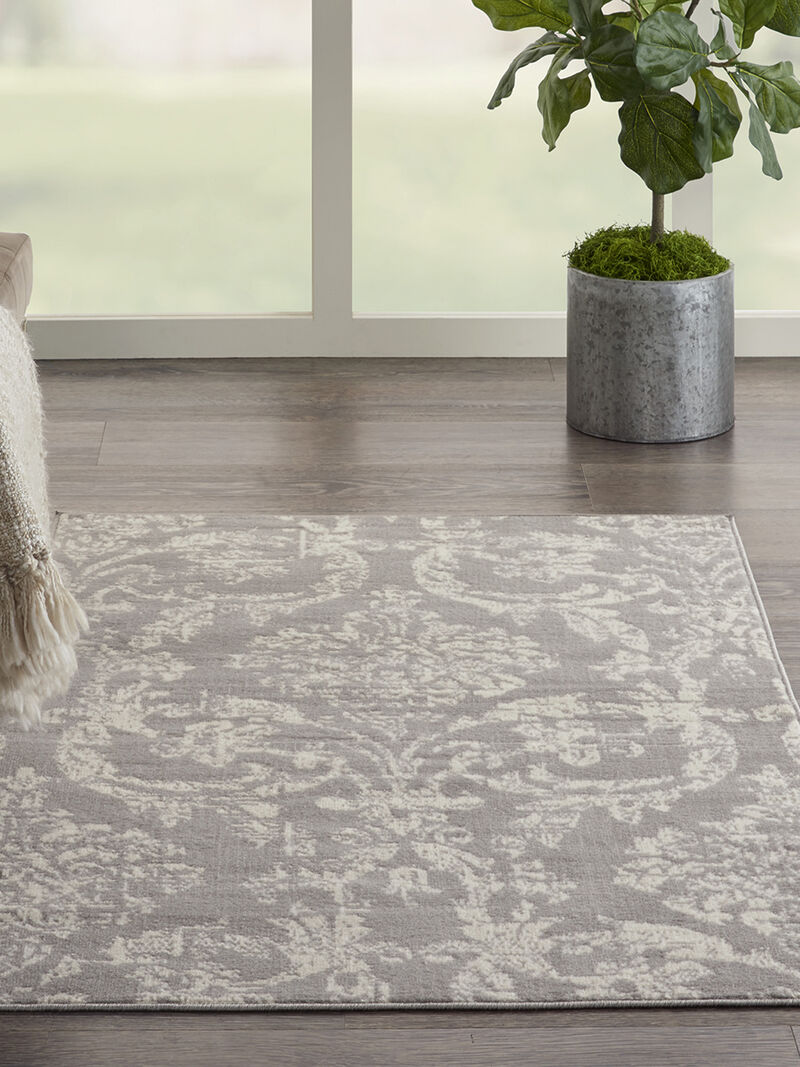 Jubilant JUB09 Gray 3' x 5' Rug