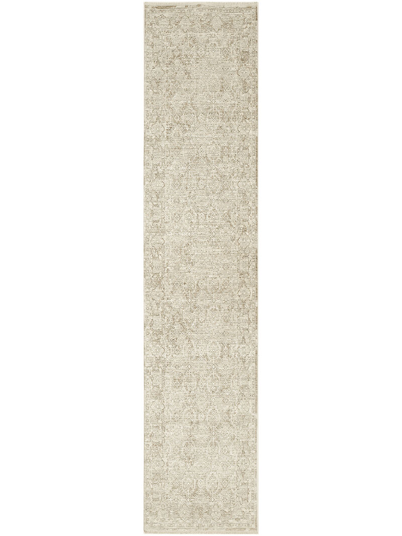 Shadows SHW04 Ivory/Gray 2'2" x 10' Rug