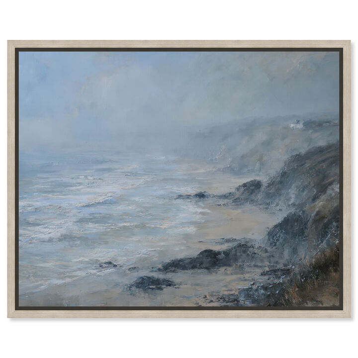 Ghostly Waves Nature and Landscape Canvas Print by Art Remedy