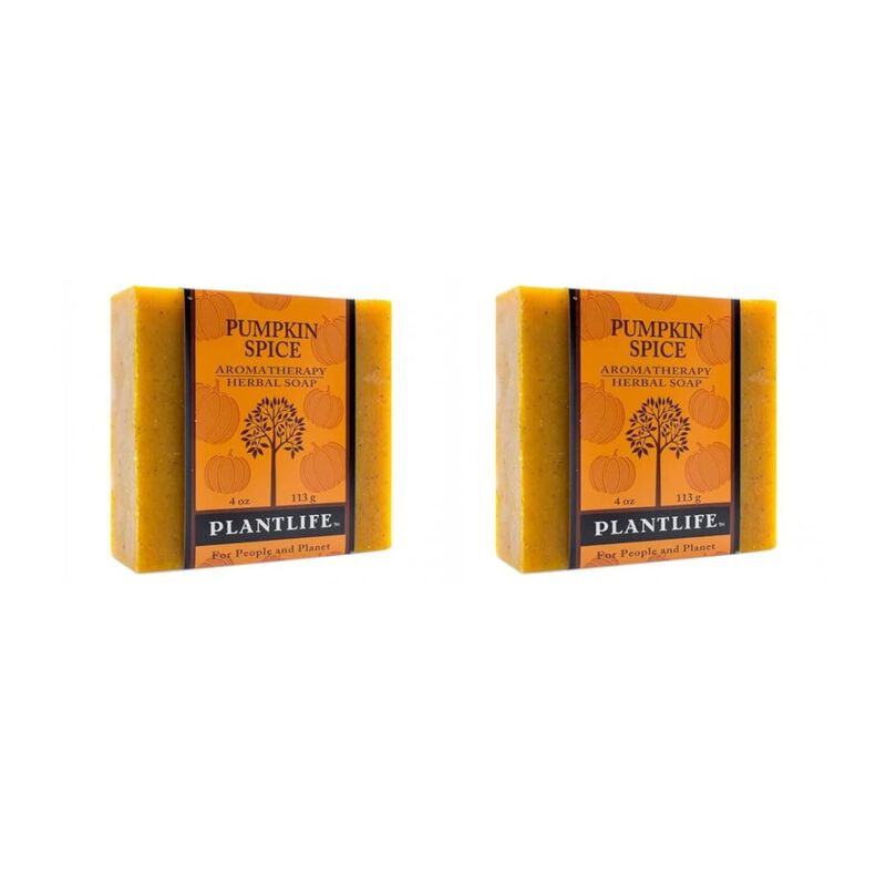 Plantlife Bar Soap - Pumpkin Spice 2 Pack image number 2