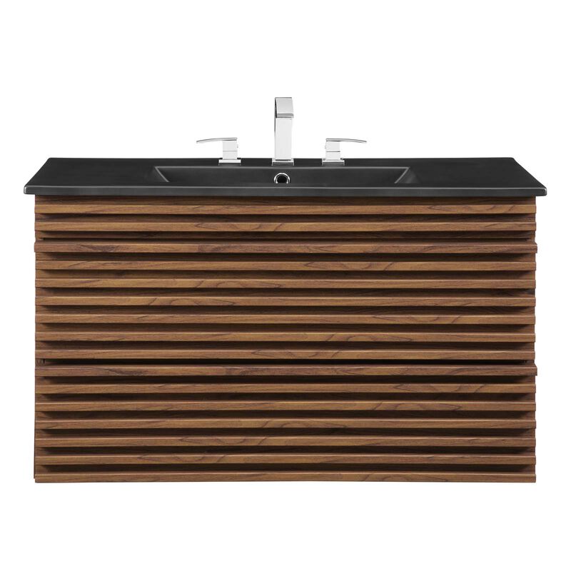 Render 36" Wall-Mount Bathroom Vanity image number 0
