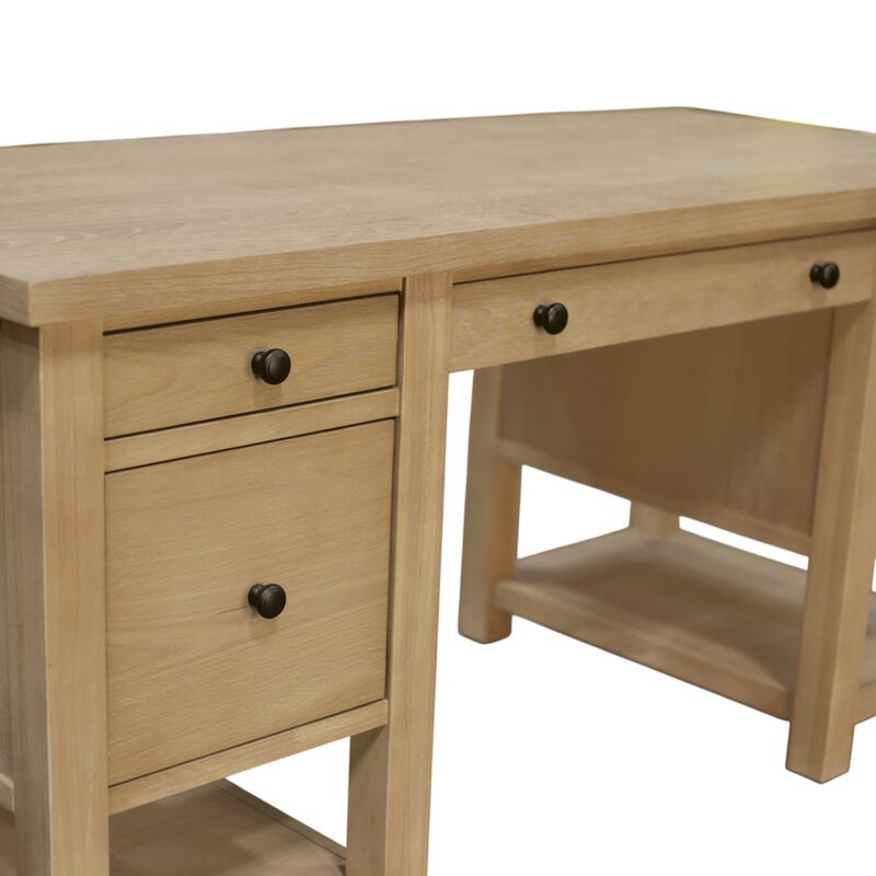 Alpine Furniture Emilia Desk in Natural Color image number 7
