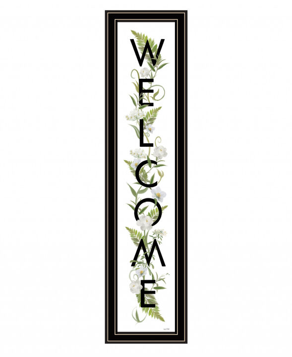 HomeRoots Welcome Sign II 3 Framed Print Wall Art