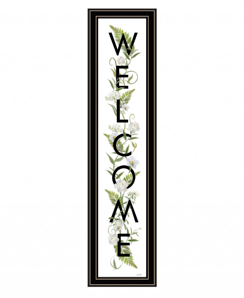 HomeRoots Welcome Sign II 3 Framed Print Wall Art image number 0