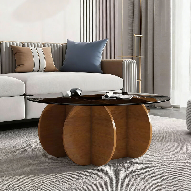 Tamhus Modern Round Coffee Table image number 4
