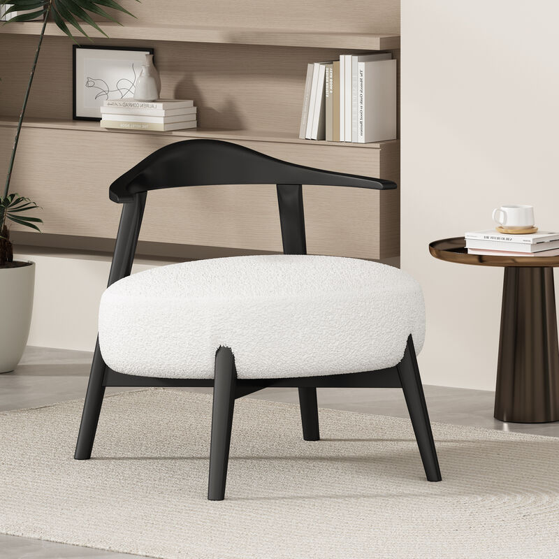 Merax Modern Wood Frame Home Accent Chair