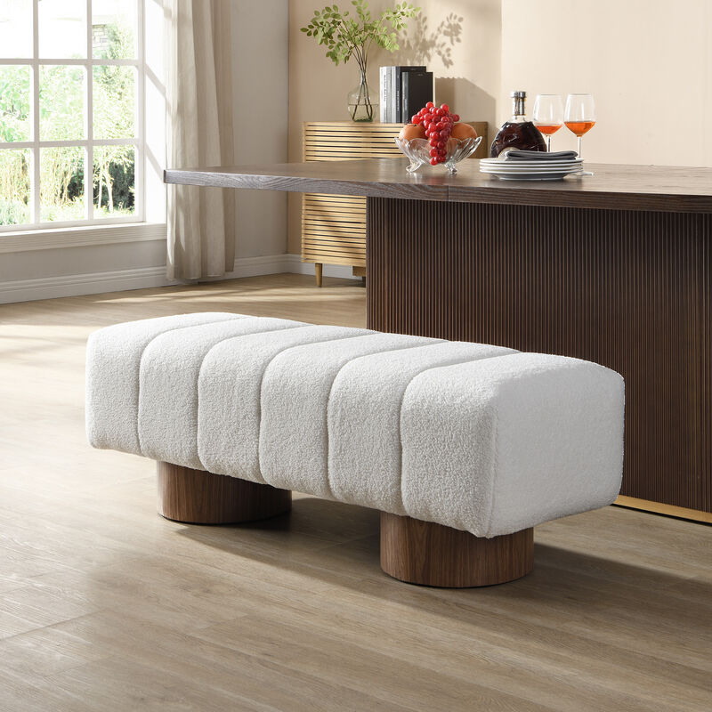 Merax Upholstered Dining Bench for Dining Room