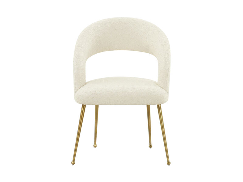 Rocco Black Boucle Dining Chair image number 0