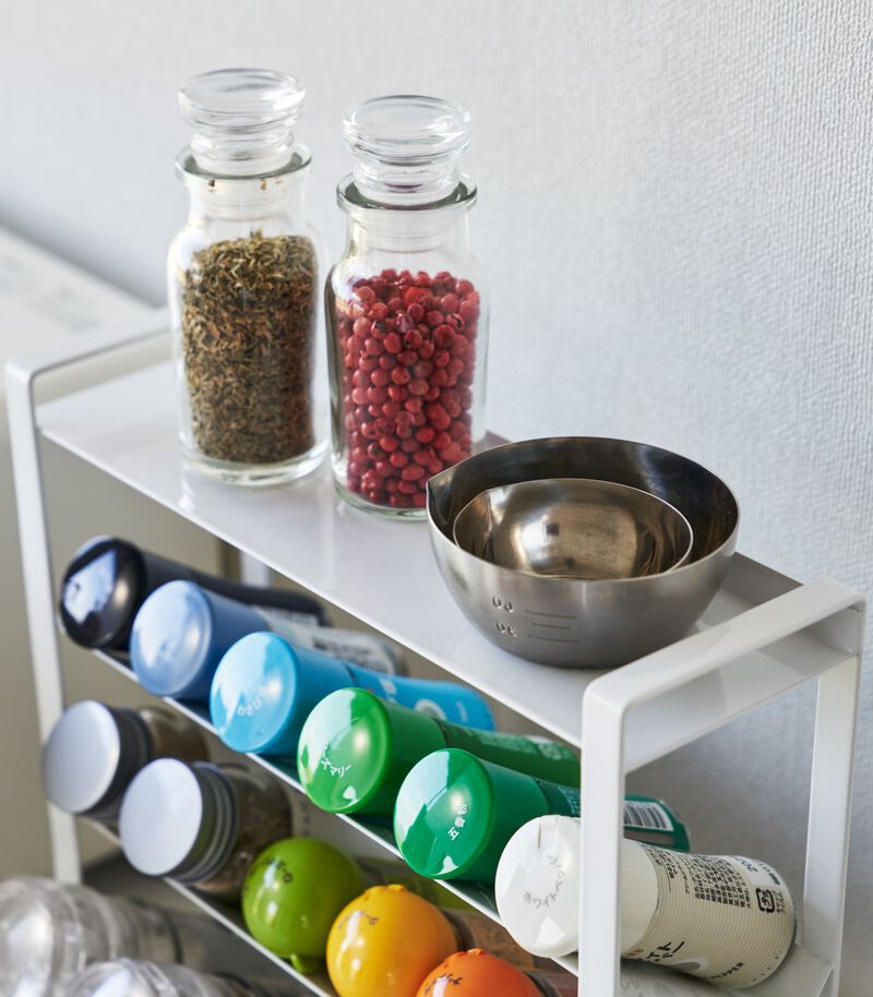 Four-Tier Slim Spice Rack - Steel image number 3