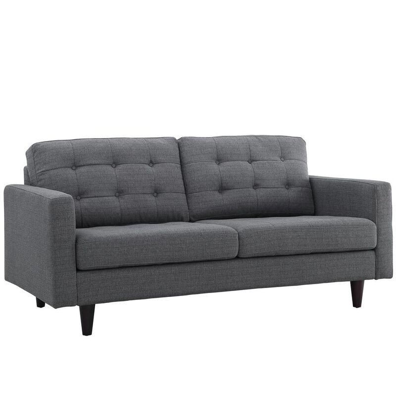 Empress Upholstered Fabric Loveseat image number 4