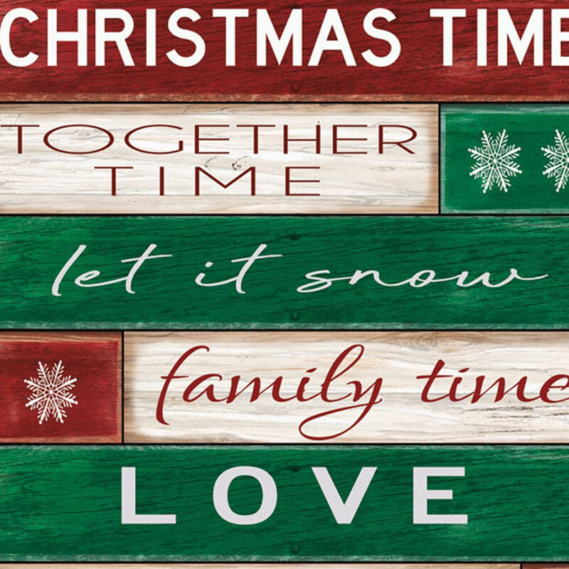 HomeRoots Christmas Time White Framed Wall Art image number 2