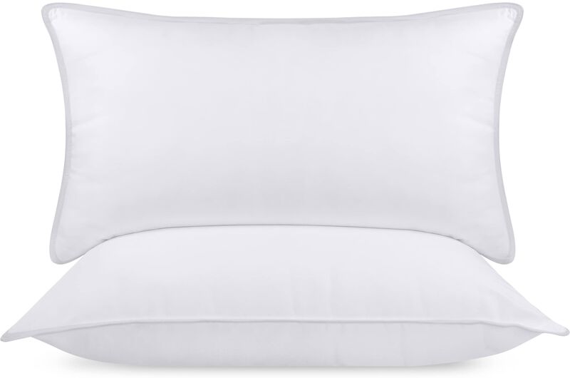 Utopia Bedding Bed Pillows for Sleeping (White), King Size, Set of 2, Hotel Pillows, Cooling Pillows for Side, Back or Stomach S
