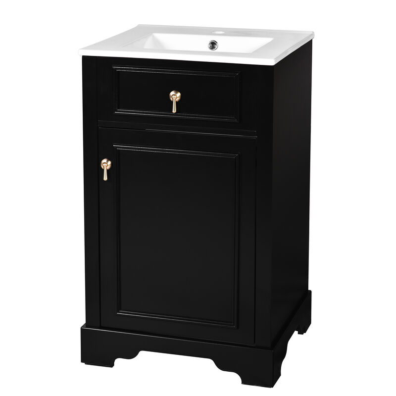 Merax Bathroom Vanitywith Ceramic Sink