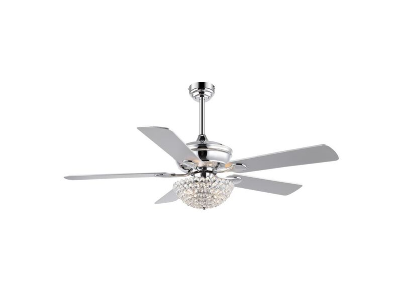 Cammy 3-Light Traditional Transitional Iron LED CEILING FAN