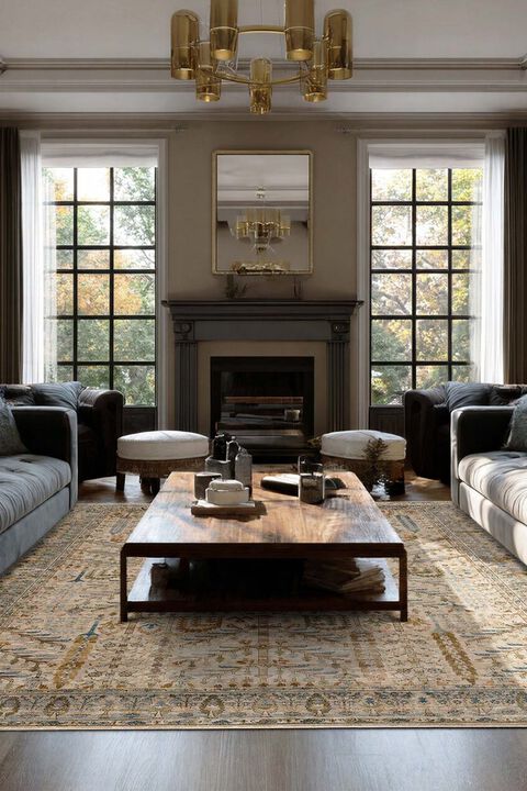 Bazaar Serif Multi 9' x 12' Rug