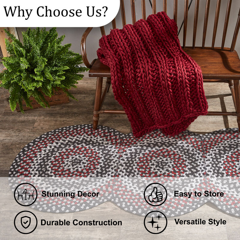 Park Designs Limestone Braided Rug image number 4
