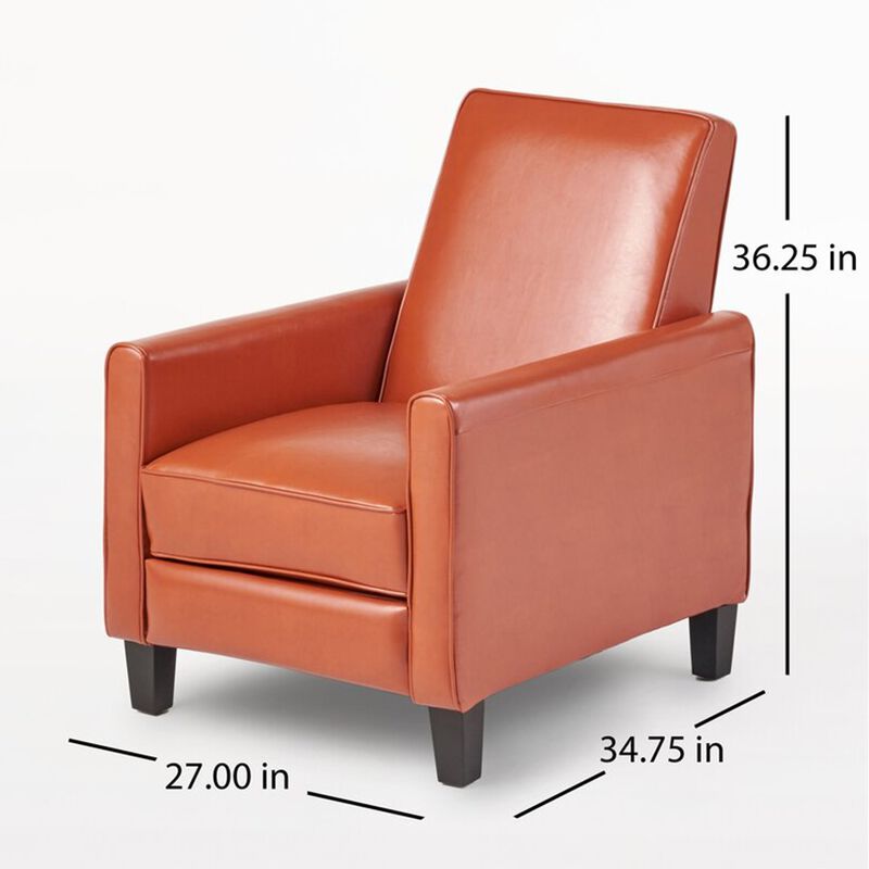 Merax PU Leather Push Back  Recliner Chair