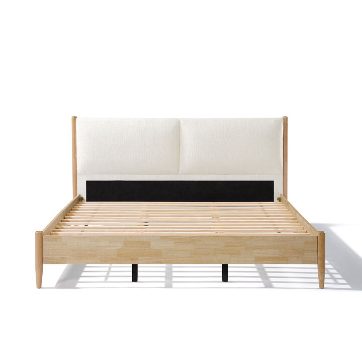 Migtor King Natural wood Bed