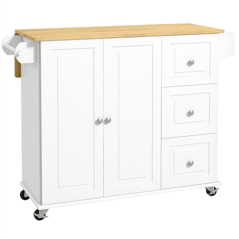 Freestanding Kitchen Island with Adjustable Shelves &ndash; Pantry Organizer image number 0