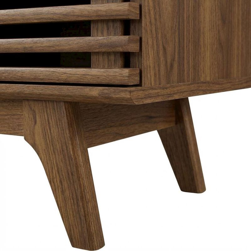 Wood TV Stand in Elegant Finish with Ample Storage Space image number 6