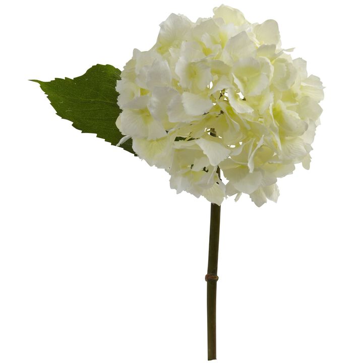 Nearly Natural 12-in Hydrangea Artificial Flower (Set of 12)