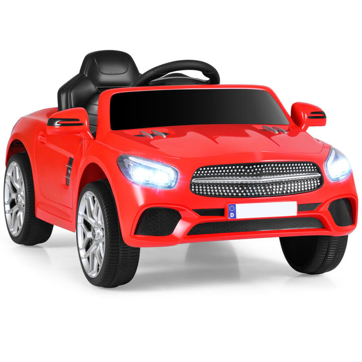 Kids 12V Battery Powered Ride On Car with Remote Control and Built-In Music