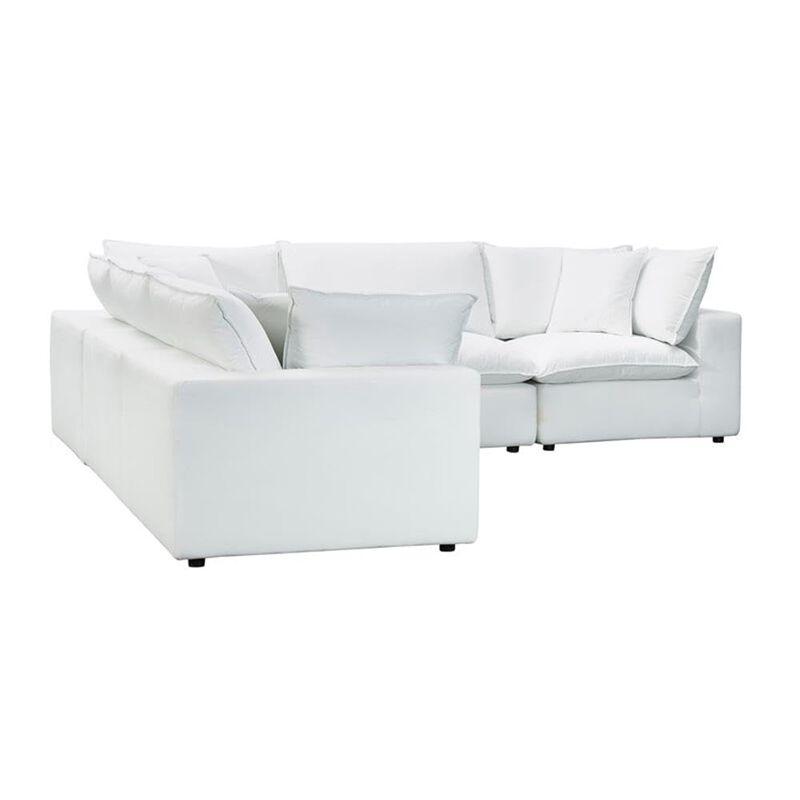 Cali Pearl Performance Fabric Modular L-Sectional image number 3