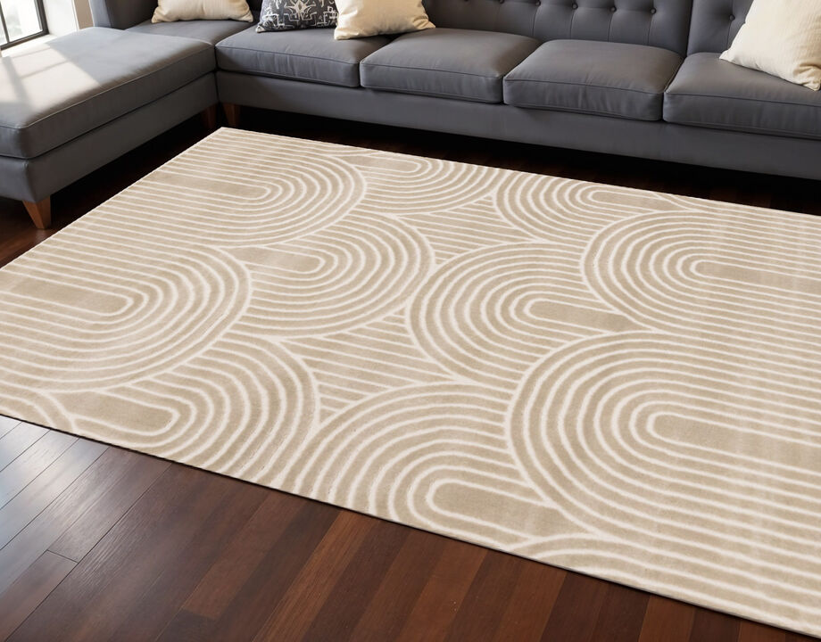 HomeRoots Geometric Area Rug