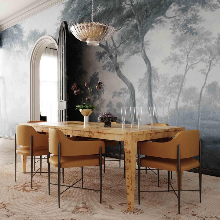 Sezanne Cream Vegan Leather Dining Chair