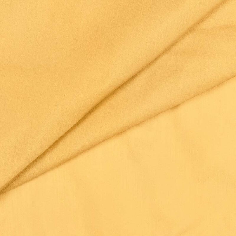 Ellis Stacey 1.5" Rod Pocket High Quality Fabric Solid Color Window Tailored Tier Pair 56"x24" Yellow image number 3
