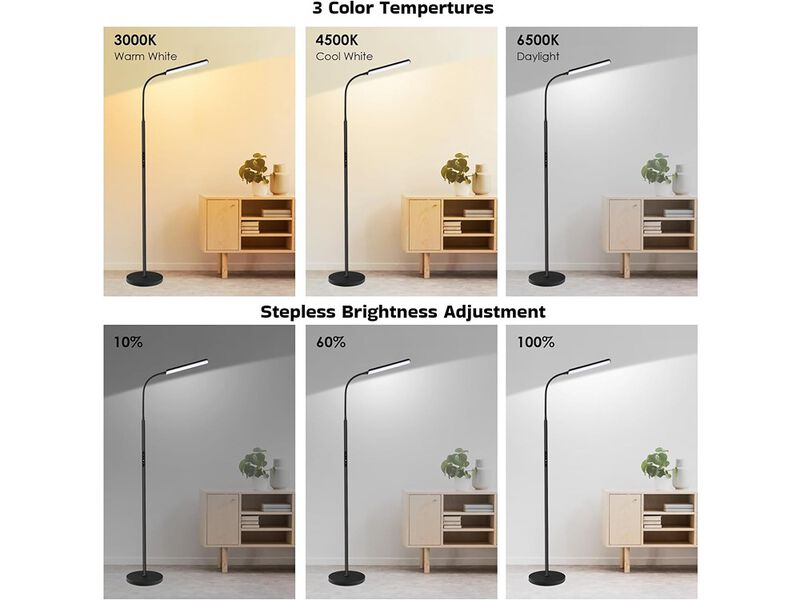 Bright 15W Floor Lamps for Living Room image number 3