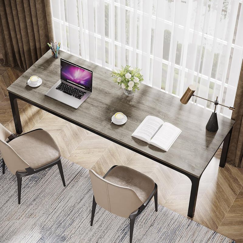 86" Two Person Long Computer Desk image number 3