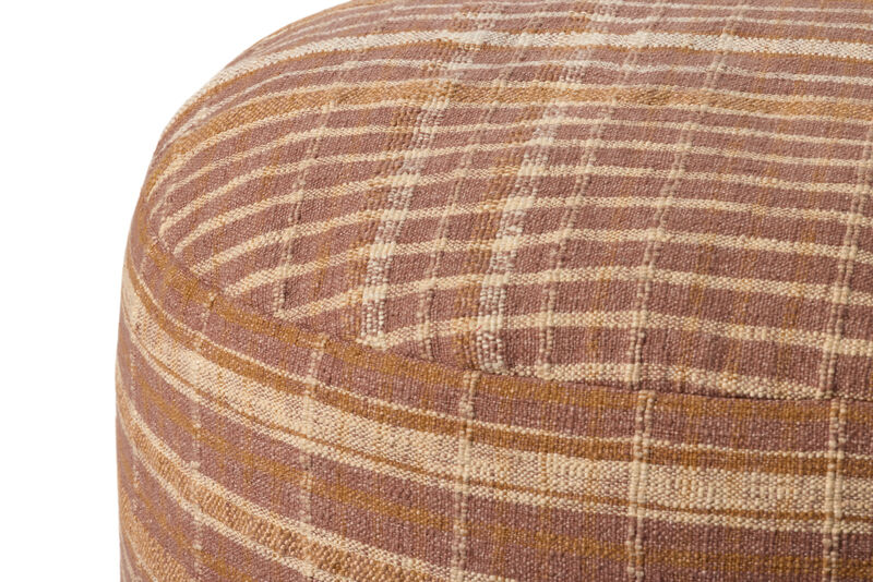 Wallace Clay 36"Wx36"Dx17"H Round Pouf image number 2
