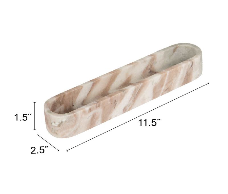 Brown Marble Oval Dish image number 2