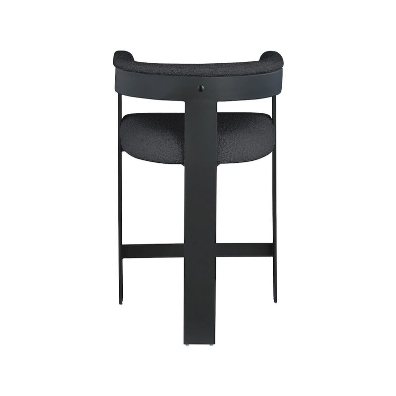 Meridian Furniture Romeo Vegan Leather Counter Stool, Set of 2