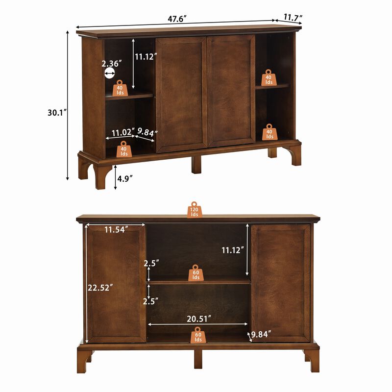 Kwosk Sideboard Buffet Cabinet image number 9