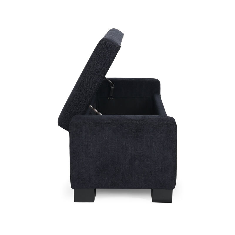 Merax Ottoman Bench Textured Fabric Rectangular Design