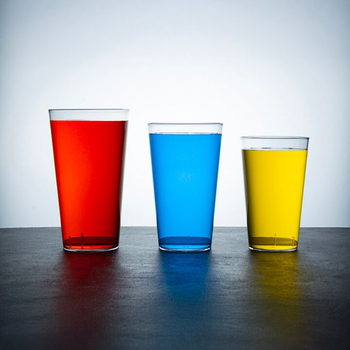 Eco dia.3" h:4.75" 10 oz. Round Clear Polycarbonate Tumbler (Set of 12)