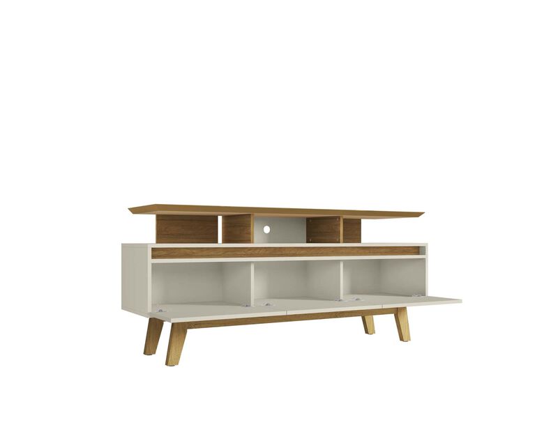 Yonkers Beige Small TV Stand